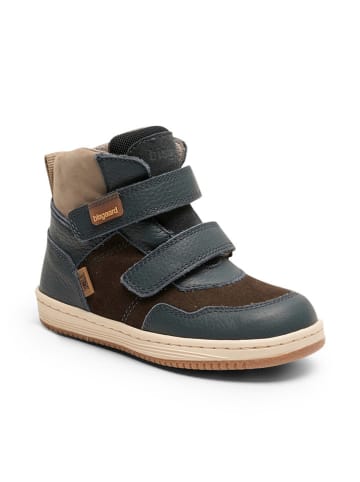 bisgaard Leder-Boots in Dunkelblau