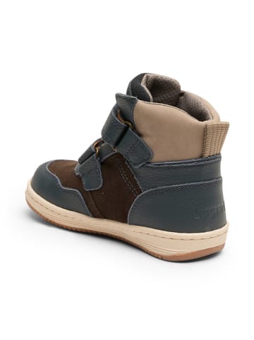 bisgaard Leder-Boots in Dunkelblau