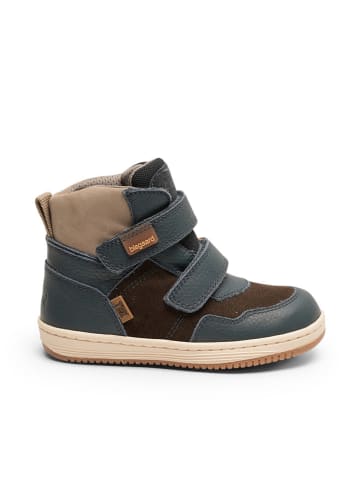 bisgaard Leder-Boots in Dunkelblau