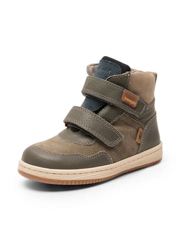 bisgaard Leder-Boots in Grau
