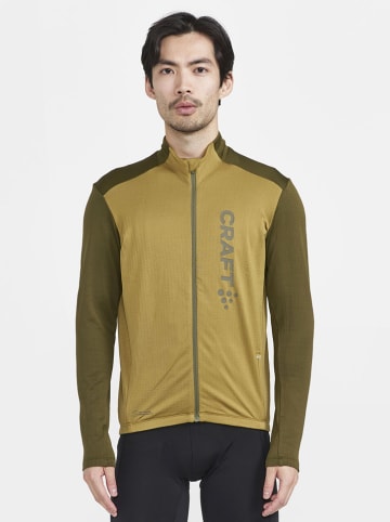 Craft Koszulka kolarska "Core Bike Subz" w kolorze khaki