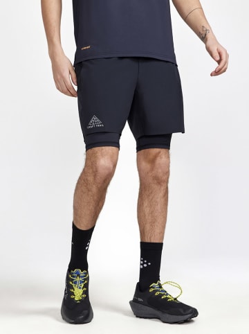 Craft Hardloopshort "PRO Trail" zwart