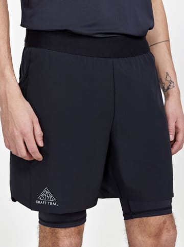 Craft Laufshorts "PRO Trail" in Schwarz