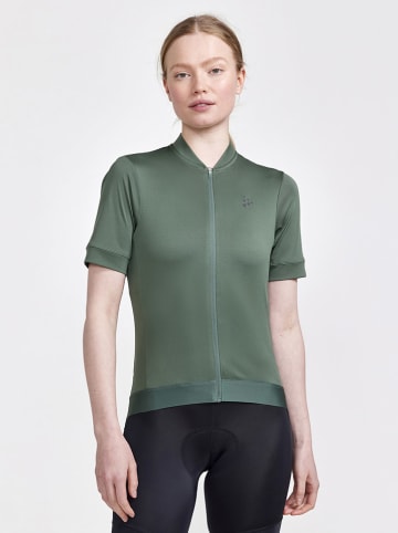 Craft Koszulka kolarska "CORE Essence" w kolorze khaki