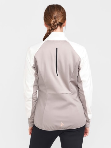 Craft Trainingsjas "Core Nordic" beige/wit