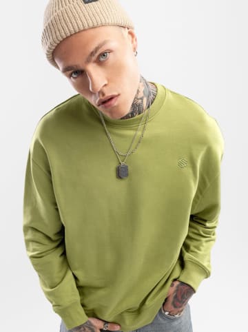 Siroko Sweatshirt "Tree" in Grün