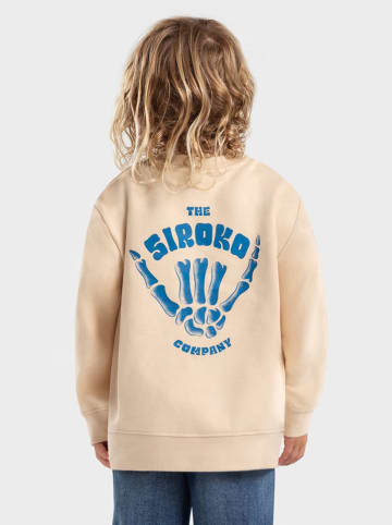 Siroko Sweatshirt "Gang" in Beige