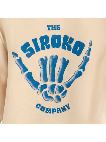 Siroko Bluza "Gang" w kolorze beżowym