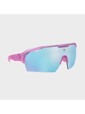 Siroko Unisex-Sportbrille "K4 SRX" in Hellblau/ Pink