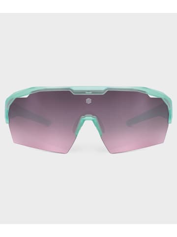 Siroko Okulary sportowe unisex "K4 SRX" w kolorze fioletowo-zielonym