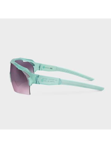 Siroko Okulary sportowe unisex "K4 SRX" w kolorze fioletowo-zielonym