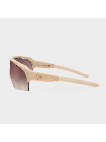 Siroko Okulary sportowe unisex "K4 SRX" w kolorze brązowo-beżowym