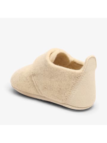 bisgaard Wollen pantoffels crème