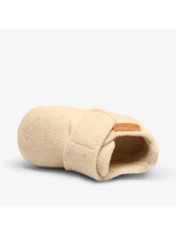 bisgaard Woll-Hausschuhe in Creme
