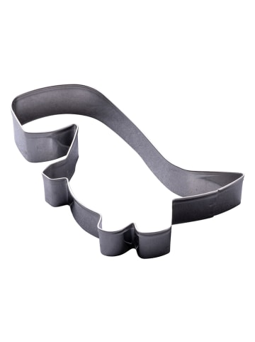 Zenker Foremki (4 szt.) "Dinozaury" w kolorze srebrnym do ciastek - dł. 8 cm