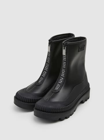 Pepe Jeans FOOTWEAR Botki "Gum" w kolorze czarnym
