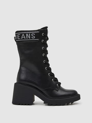 Pepe Jeans FOOTWEAR Botki "Boss" w kolorze czarnym