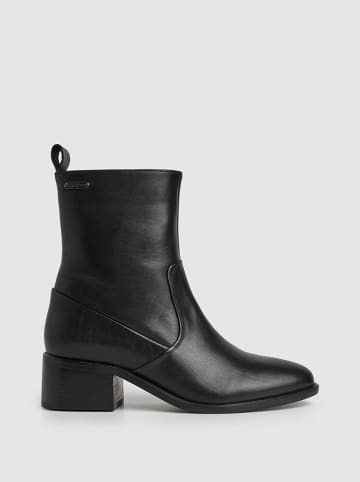 Pepe Jeans FOOTWEAR Skórzane botki "Bonnie Covert" w kolorze czarnym