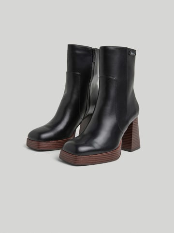 Pepe Jeans FOOTWEAR Stiefeletten "Abba Wood" in Schwarz