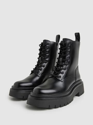 Pepe Jeans FOOTWEAR Botki "Queen Bass" w kolorze czarnym