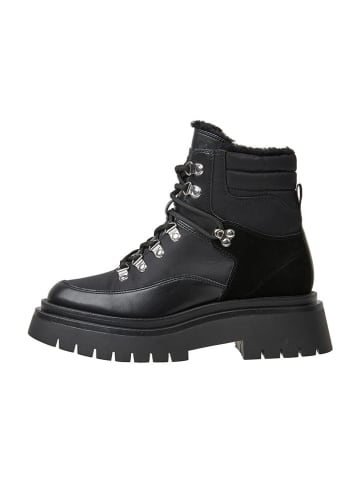 Pepe Jeans FOOTWEAR Leren boots "Queen Ice" zwart