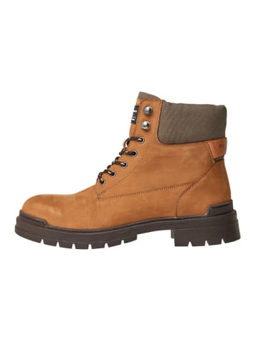 Pepe Jeans FOOTWEAR Leren boots "Harry" lichtbruin