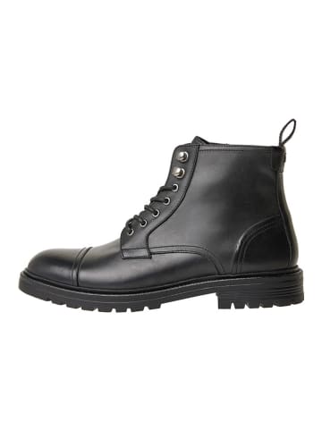 Pepe Jeans FOOTWEAR Leder-Boots "Logan" in Schwarz