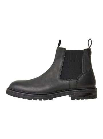 Pepe Jeans FOOTWEAR Leder-Chelsea-Boots "Logan" in Schwarz