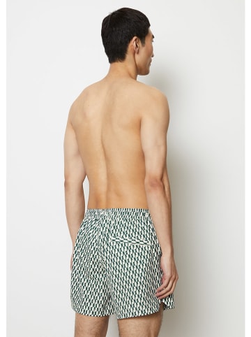 Marc O´Polo Zwemshort crème/donkergroen
