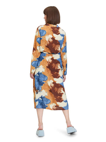 CARTOON Kleid in Braun/ Blau