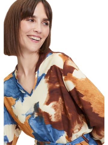 CARTOON Kleid in Braun/ Blau
