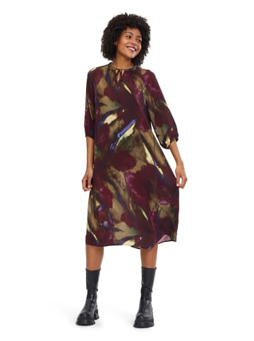 CARTOON Kleid in Lila/ Khaki