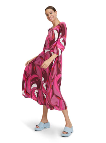 CARTOON Jurk roze/wit