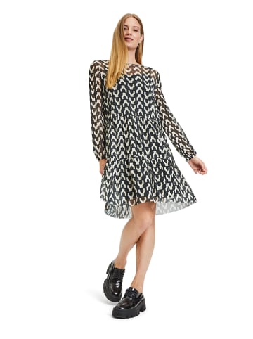 CARTOON Kleid in Schwarz/ Creme