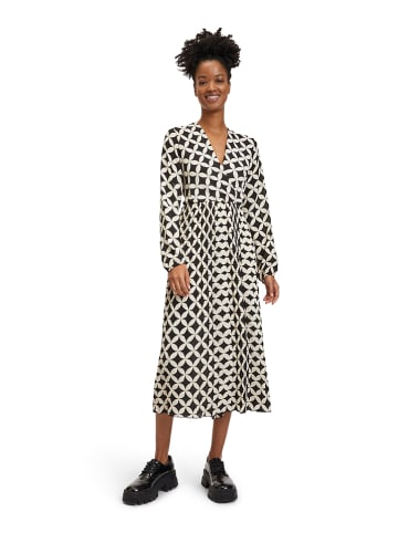 CARTOON Kleid in Schwarz/ Creme