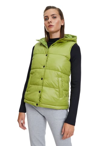 CARTOON Doorgestikte bodywarmer groen