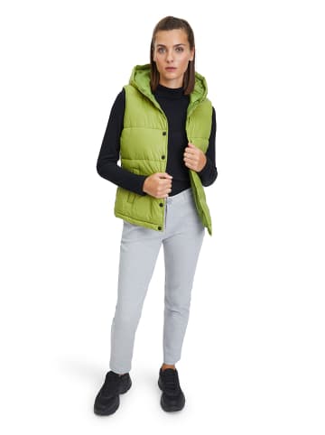 CARTOON Doorgestikte bodywarmer groen
