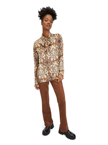 CARTOON Bluse in Beige/ Braun