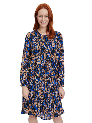 Betty Barclay Jurk donkerblauw/camel