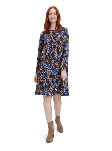 Betty Barclay Kleid in Dunkelblau/ Camel