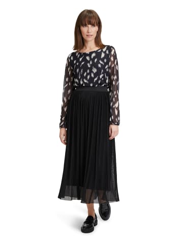 Betty Barclay Bluse in Dunkelblau/ Creme