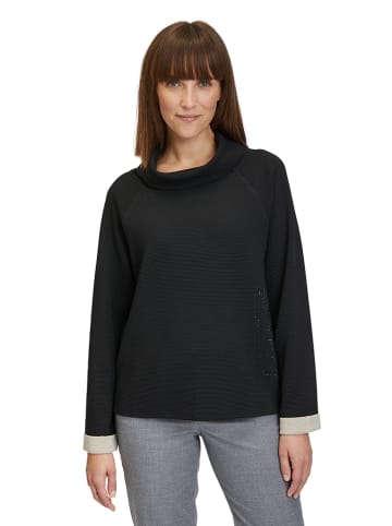Betty Barclay Sweatshirt in Schwarz/ Grau