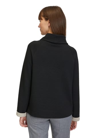 Betty Barclay Sweatshirt in Schwarz/ Grau