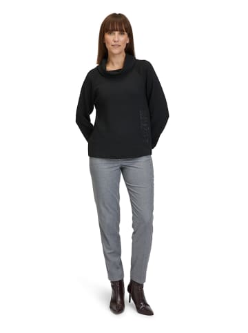 Betty Barclay Sweatshirt in Schwarz/ Grau