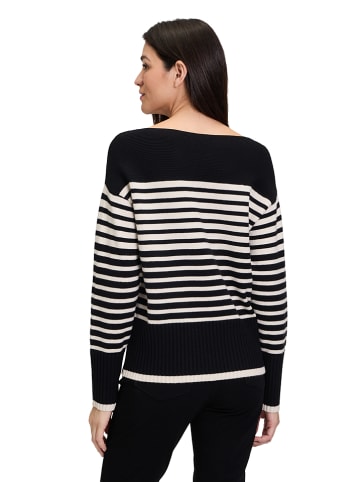Betty Barclay Sweter w kolorze czarno-kremowym