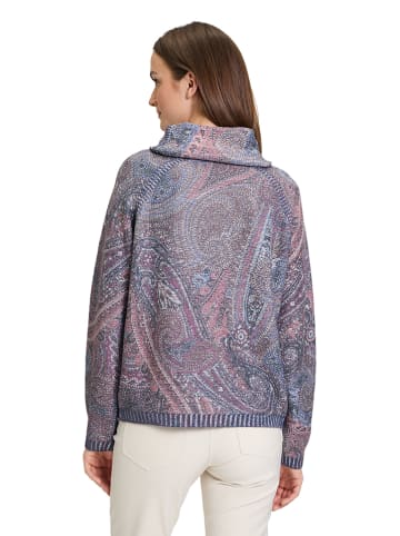 Betty Barclay Rollkragenpullover in Lila/ Blau