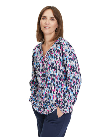 Betty Barclay Blouse donkerblauw/roze/wit
