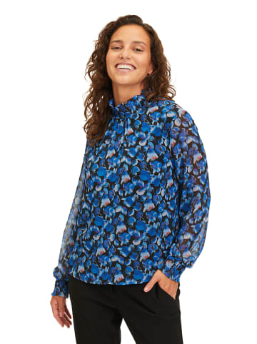 Betty Barclay Bluse in Blau/ Schwarz
