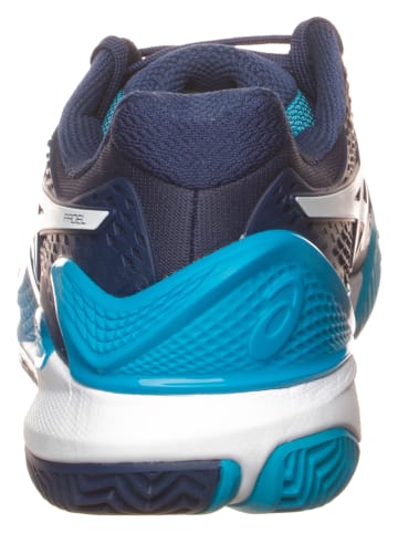 asics Tennisschoenen "Resolution 9" donkerblauw/rood