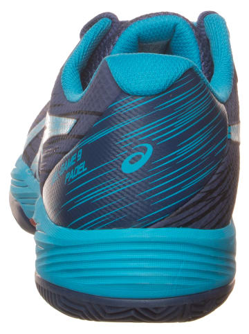 asics Padel-tennisschoenen "Game 9" donkerblauw/turquoise